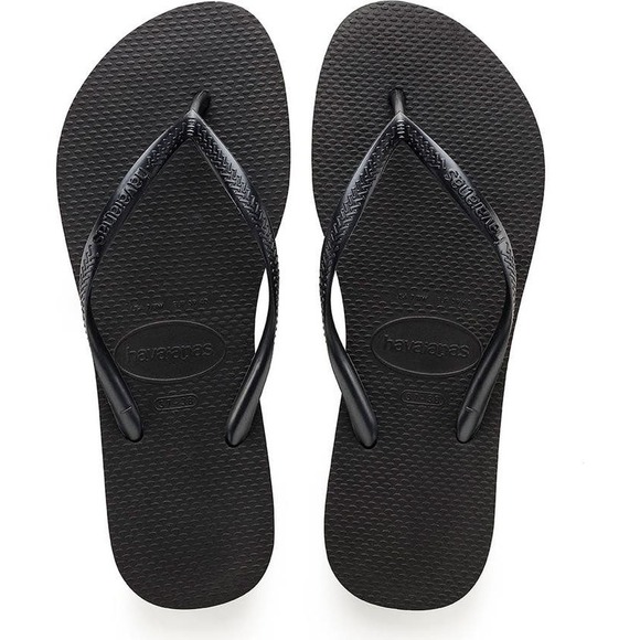 Havaianas Shoes - Havaianas Top Black Flip Flop Sandals Womens 6W Mens 5M EUR 37/38 Brazil NEW